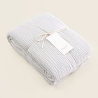 Плед SL Home 4х слойн.муслин 150*200 см, цв.серый 100% хлопок 10398384