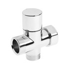 Дивертор ZEIN Z748, для смесителя, корпус латунь, хром - Фото 2