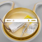 Люстра "Норвин" LED 40Вт 3000К золото 42х42х24 см 9937142