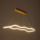 Светильник с ПДУ "Вейви" LED 32Вт 3000-6000К золото 60х100 см - фото 23948048