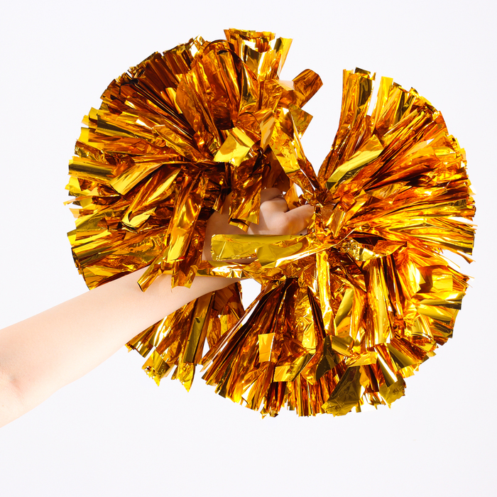 Помпон для чирлидинга, золотой - Фото 1