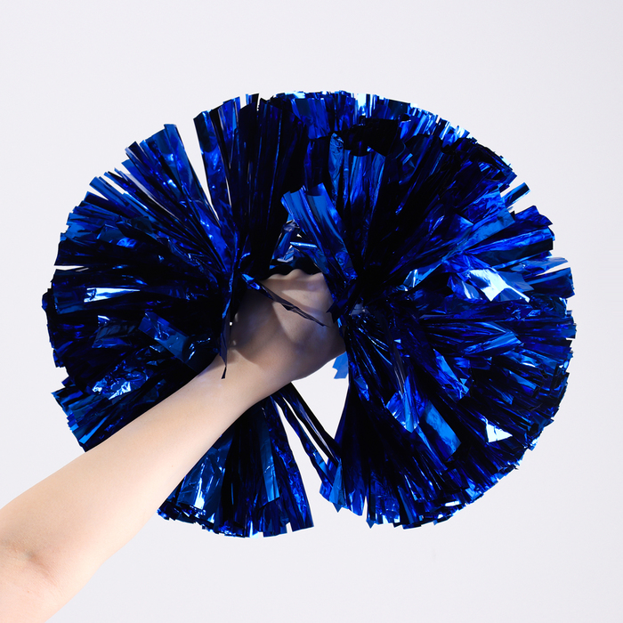 Помпон для чирлидинга, синий - Фото 1