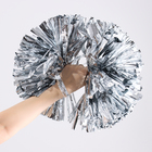 Помпон для чирлидинга, серебряный - Фото 1