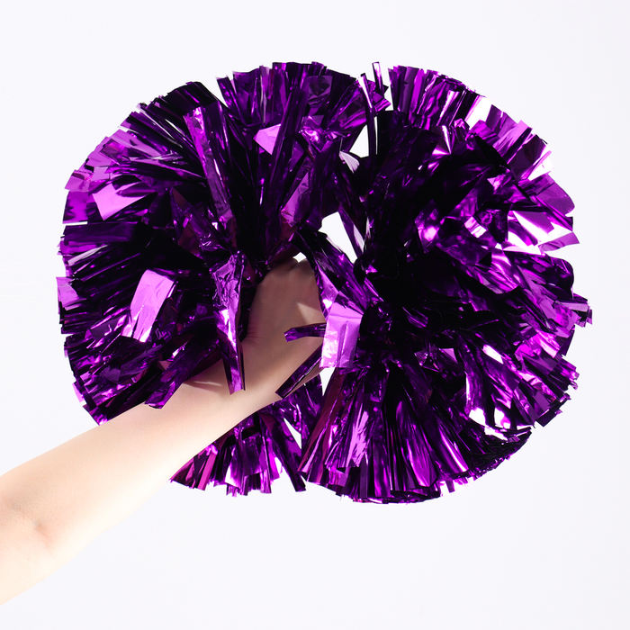 Помпон для чирлидинга, фиолетовый - Фото 1