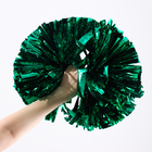 Помпон для чирлидинга, зелёный - Фото 1