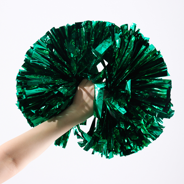 Помпон для чирлидинга, зелёный - Фото 1