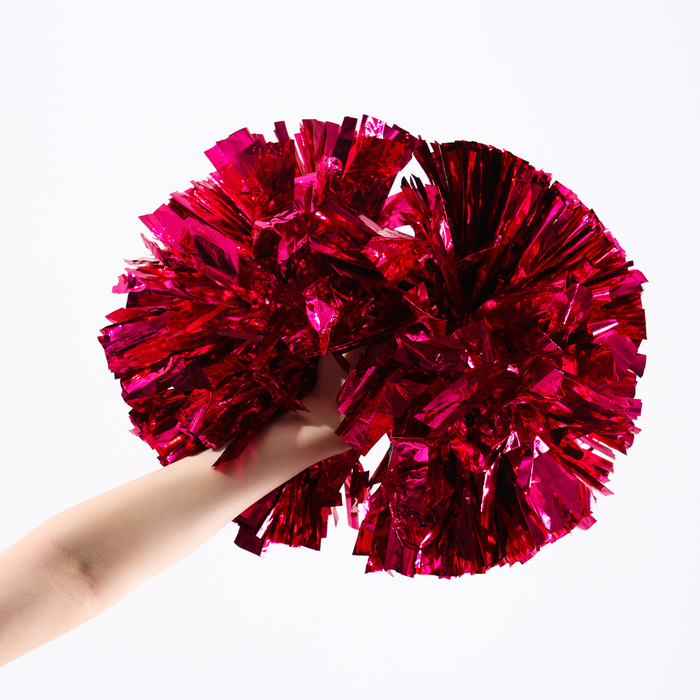 Помпон для чирлидинга, фуксия - Фото 1