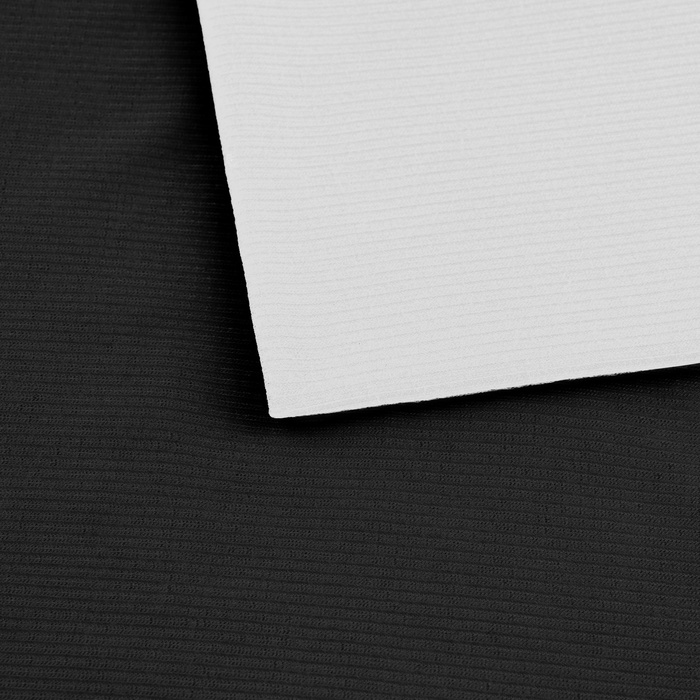 Лоскут кашкорсе с лайкрой, 50 × 50 см, цвет чёрный