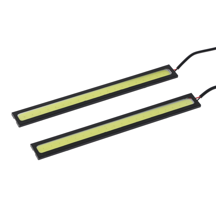 Дневные ходовые огни, 12 В, 6 Вт, DRL-14 см, провод 80 см, набор 2 шт. - Фото 1