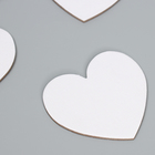 Набор холстов на магните «Сердце», 7,5 см, 4 шт - Фото 6