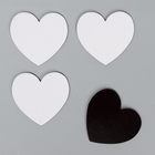 Набор холстов на магните «Сердце», 7,5 см, 4 шт - Фото 8