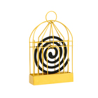 Подставка под спирали от комаров, для благовоний, металл, «Золотая клетка» - Фото 5