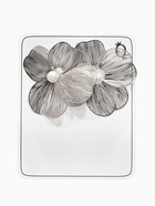 Серьги с жемчугом «Цветы» лёгкие, цвет белый в серебре - Фото 4