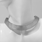 Чокер «Адажио» сетка, цвет серебро, 37 см - Фото 2