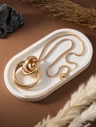 Кулон на цепочке «Геометрия», круги, цвет золото, 50 см - Фото 3