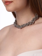 Колье «Цепь» косичка, цвет глянцевое серебро, 40 см 10218526 - фото 16834778
