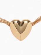 Кулон на цепочке «Цепь», сердце объёмное, 8 нитей, цвет золото, 38 см 10218529