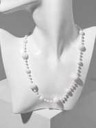 Бусы «Невесомость» шарики, радужно-белые, 45 см 10218687