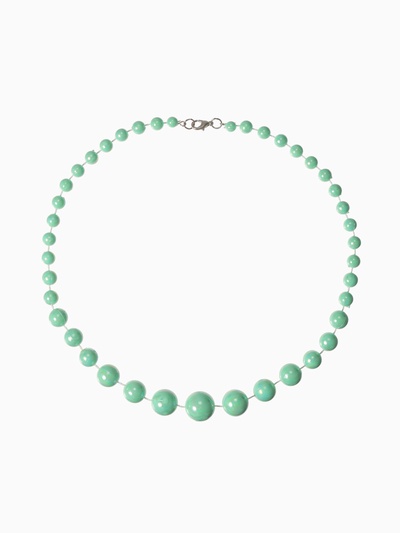 Бусы «Классика» блеск бусин, цвет радужно-зелёный, 45 см