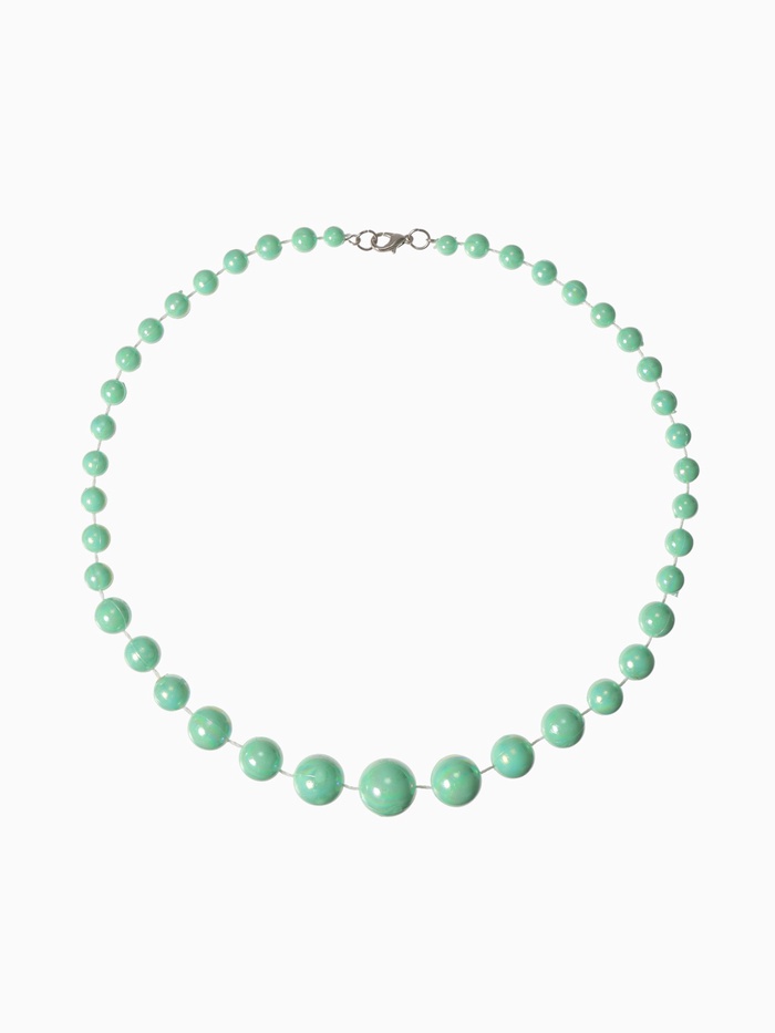 Бусы «Классика» блеск бусин, цвет радужно-зелёный, 45 см - Фото 1