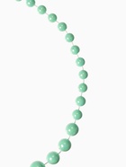 Бусы «Классика» блеск бусин, цвет радужно-зелёный, 45 см - фото 60835710