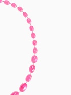 Бусы «Классика» овалы на увеличение, радужно-малиновые, 45 см - Фото 2