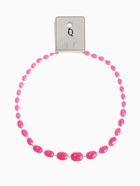 Бусы «Классика» овалы на увеличение, радужно-малиновые, 45 см - Фото 4