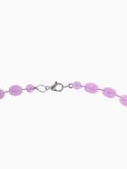 Бусы «Классика» овалы на увеличение, радужно-фиолетовые, 45 см - Фото 4