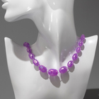 Бусы «Классика» овалы на увеличение, радужно-фиолетовые, 45 см - Фото 5