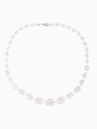 Бусы «Классика» овалы на увеличение, радужно-белые, 45 см - Фото 1