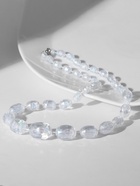 Бусы «Классика» овалы на увеличение, радужно-белые, 45 см - Фото 8