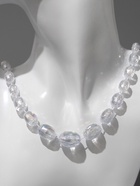 Бусы «Классика» овалы на увеличение, радужно-белые, 45 см - Фото 6