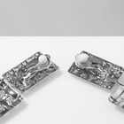 Клипсы для ушей висячие QF «Лёгкость», плетёнка, цвет серебро - Фото 4