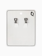 Серьги клипсы для ушей QF «Диск», цвет серебро - фото 65419912