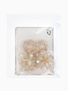 Серьги ассорти «Воздушность», цвет молочный в золоте  (артикул 10221998)  большой выбор товаров оптом и в розницу по низким ценам с доставкой