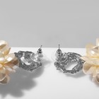 Серьги ассорти «Воздушность», цвет молочный в серебре - Фото 3