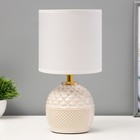 Настольная лампа "Аурелия" Е14 40Вт белый 15х15х29 см - фото 3509003