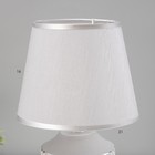 Настольная лампа RISALUX «Анрия», Е14, 40 Вт, серебро, 20×20×32 см - Фото 3