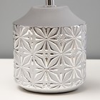 Настольная лампа RISALUX «Анрия», Е14, 40 Вт, серебро, 20×20×32 см - Фото 4