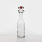 Бутылка бугельная с пробкой «Бесцветная», 330 мл, упаковка 12 шт - фото 299598070