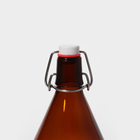 Бутылка бугельная с пробкой «Коричневая», 1000 мл, тип 2, упаковка 12 шт - Фото 2