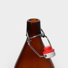 Бутылка бугельная с пробкой «Коричневая», 1000 мл, тип 2, упаковка 12 шт - Фото 4