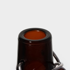 Бутылка бугельная с пробкой «Коричневая», 1000 мл, тип 2, упаковка 12 шт - Фото 5