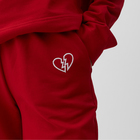 Костюм женский (толстовка, брюки) MIST Punk с вышивкой, размер 48-50, красный - Фото 3