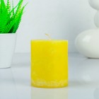 Свеча восковая "Кусочки льда", аромат лимон - Фото 2