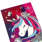 Блокнот А5, 40 листов, на скрепке, в точку, тиснение серебро, «Минни Маус и единорог» - Фото 7