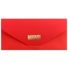 Конверт для денег "MARVEL", софт тач, тиснение, 19 х 9 см, Мстители - фото 321426443