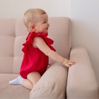 Боди детское MINAKU, рост 74-80 см, красное - Фото 3