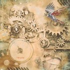 Набор декупажных карт 5 шт «Steampunk. Ретро», 45 г/м2, формат А4 - фото 23884782