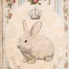 Набор декупажных карт 3 шт «Papeterie. Кролики», 45 г/м2, формат А4 - Фото 4